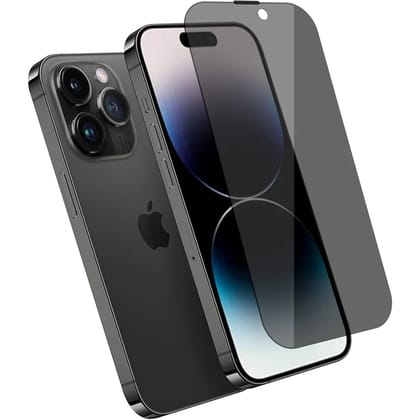 Privacy Screen Protector Tempered Glass for iPhone  Anti-Spy, 9H Hardness, Edge-to-Edge Protection, Bubble-Free Installation iPhone 14 PRO MAX