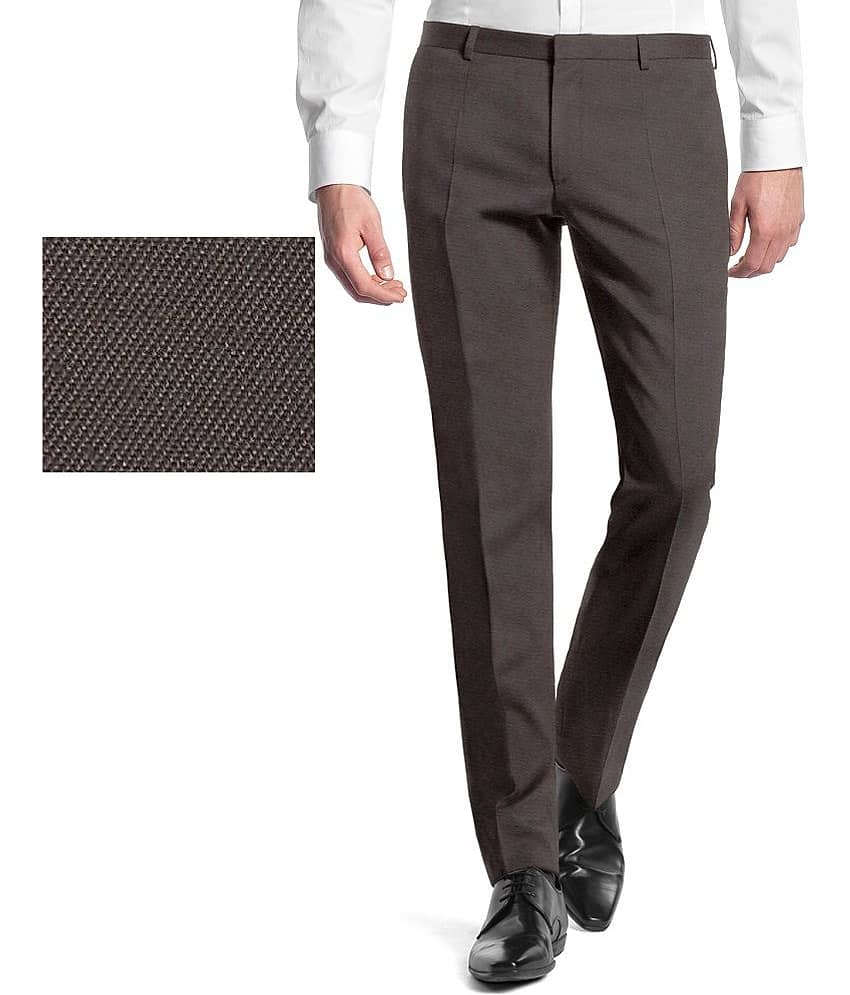 Gwalior Suitings Gray Poly Blend Unstitched Pant Pc