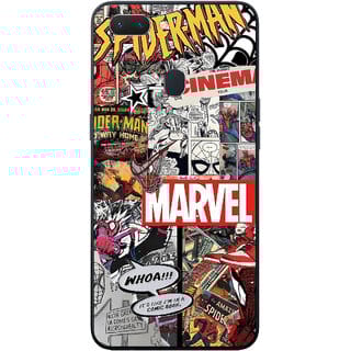 Yug Emporium Back Skin Wrap For Oppo A5 Premium Quality Full Coverage(Mix Marvel) (Mobile Back Cover, Multicolor)
