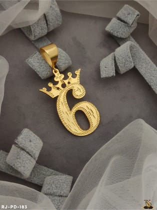 Six Number Logo Men’s Fashion New Looking Pendant PD-183