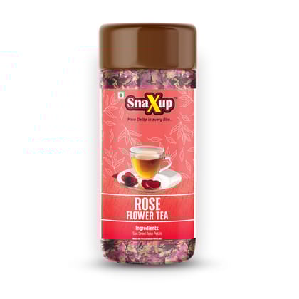 SnaXup Rose Flower Tea 50Gm