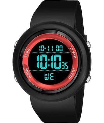 Hala -  Black Silicon Digital Men's Watch