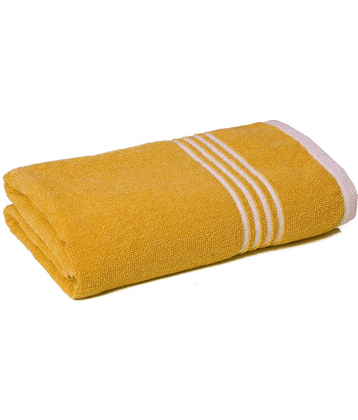 Dream Decor Single Terry Bath Towel Yellow