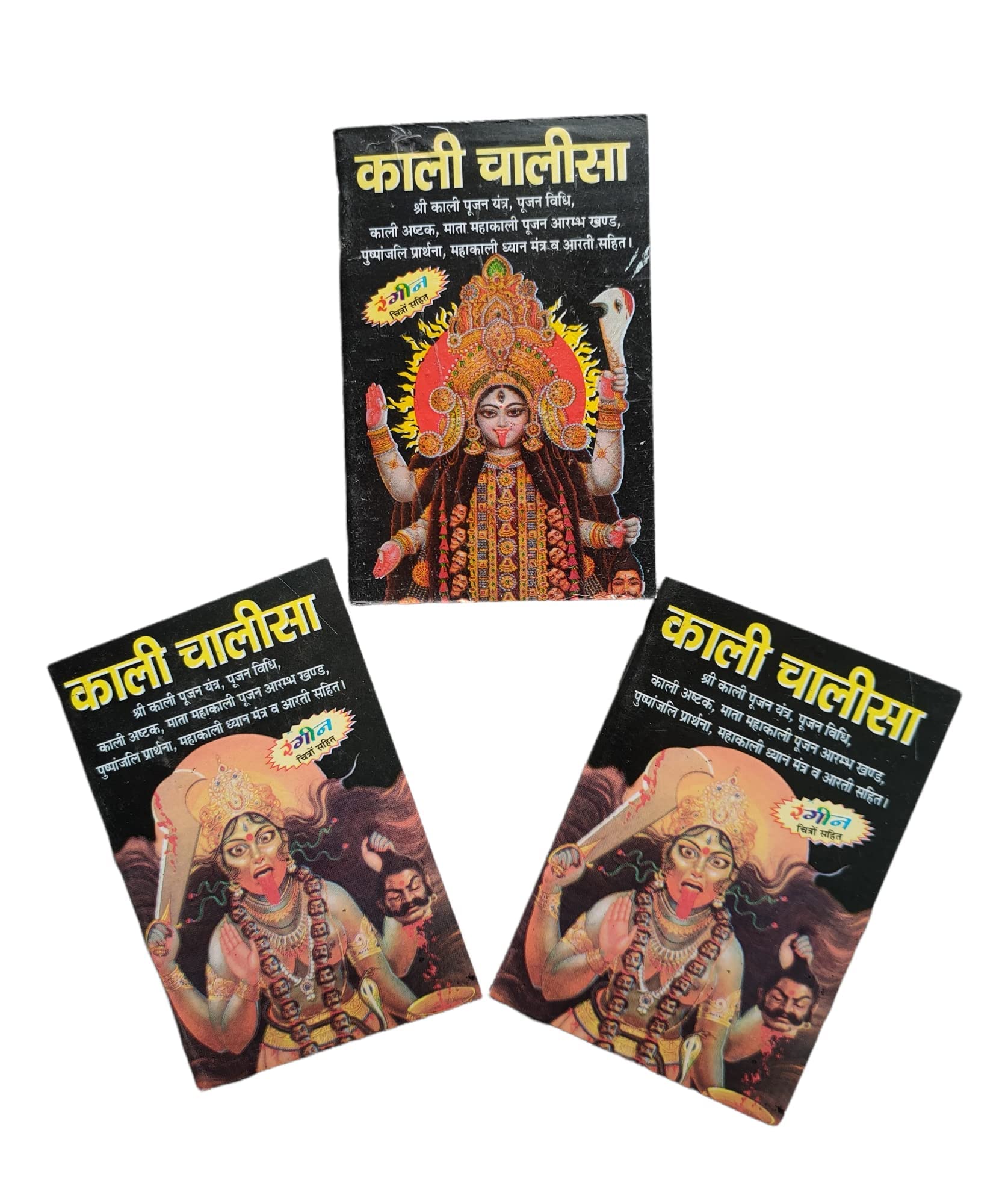 Shree Kali Chalisa Pocket Size Hindi Pack Of 3 Paperback – 1 January 2022