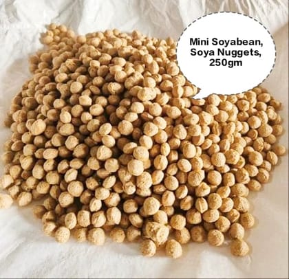 Mini Soyabean, Soya Nuggets, Soya Chunks, Meal Maker, Nutri Nuggets 250gm