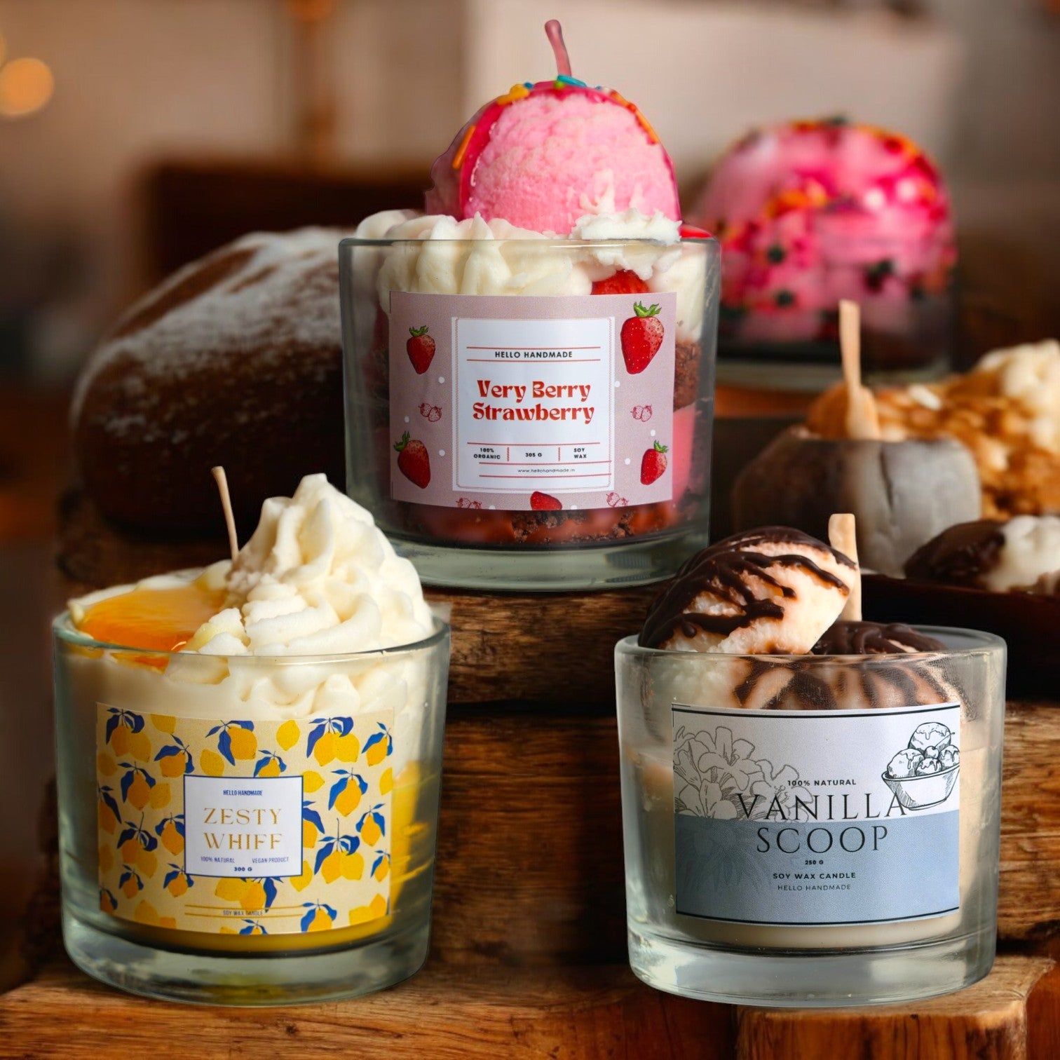 Dessert Candle-Set of 3