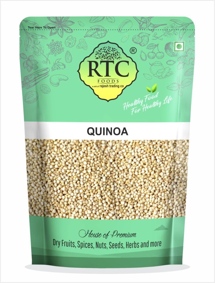 RTC Quinoa 1kg Pouch I High Fibre and Protein I Gluten-Free I Diet Food I Healthy Breakfast I 100% Wholegrain Cereal I Super Food I Breakfast Cereal