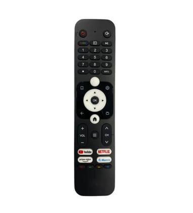 Smart TV Remote No.1064 with Netflix- Prime- YouTube - Matrix Function- Compatible-Replacement for Haier Smart TV LCD-LED Remote Control (Black)