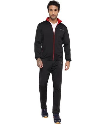 OFF LIMITS Black Polyester Regular Fit Solid Men's Sports Tracksuit ( Pack of 1 )