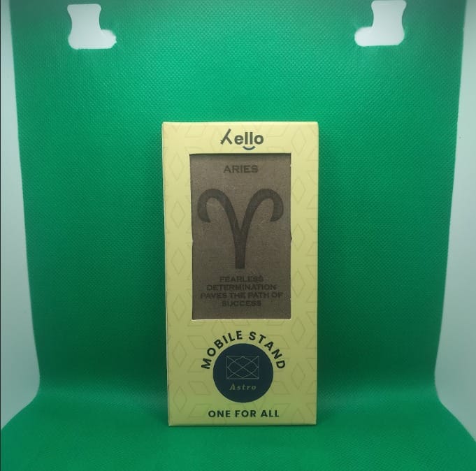 Hello Wooden Mobile Stand  Aries