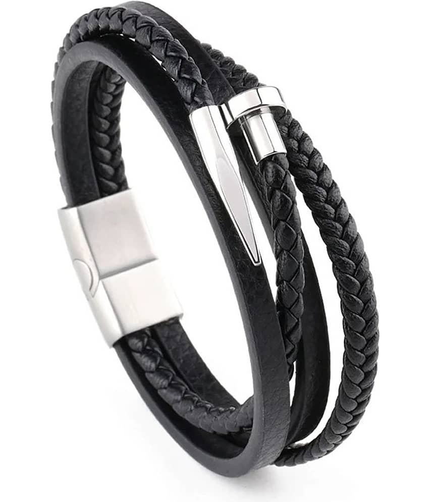 Thrillz Black Bracelet ( Pack of 1 )
