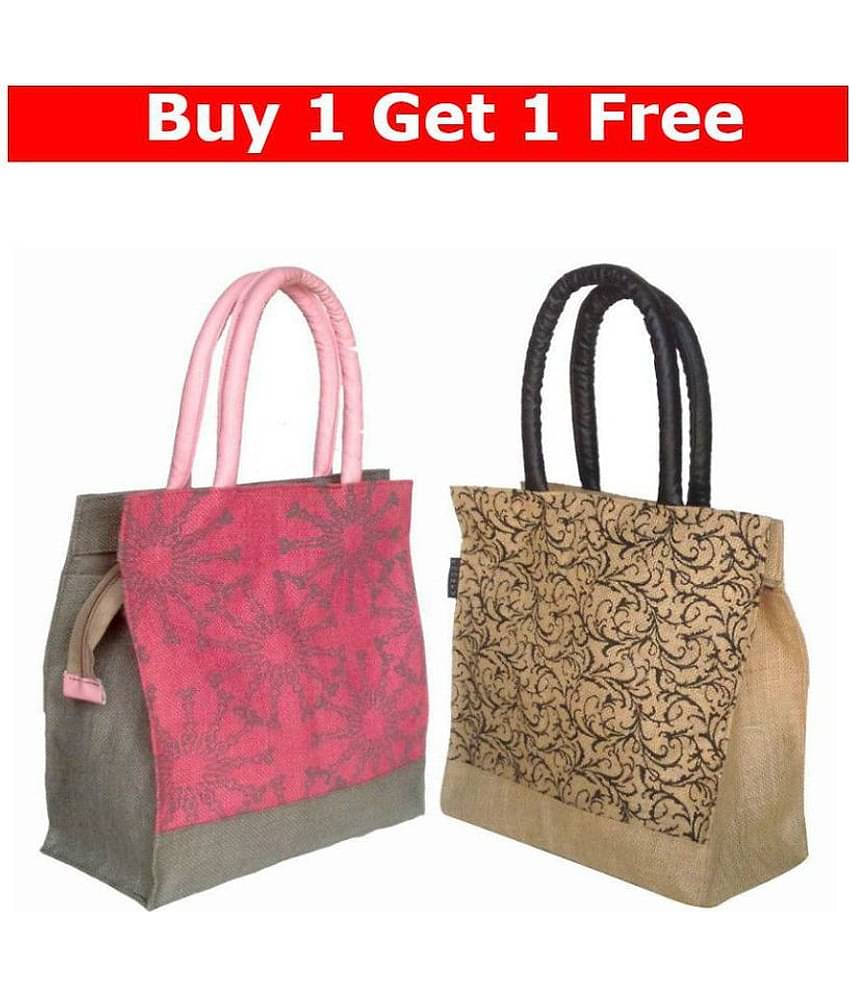 Foonty - Multicolor Jute Lunch Bag