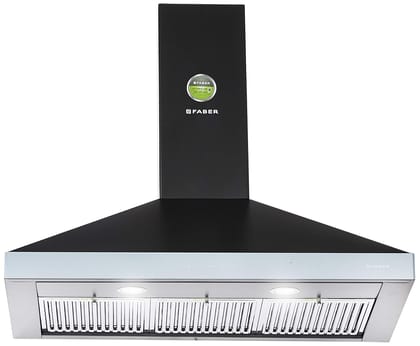 Faber 90 cm 1095 m/hr box-type Kitchen Chimney (Hood Topaz Smart 3D T2S2 BK TC LTW 90, Baffle Filter, Touch Control, Black) Faber 90 cm 1095 m/hr box-type Kitchen Chimney (Hood Topaz Smart 3D T2S2 BK TC LTW 90, Baffle Filter, Touch Control, Black) - Blac