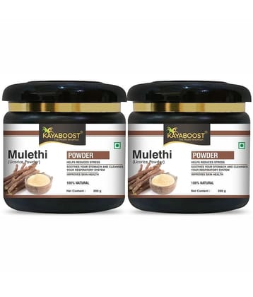 KAYABOOST Mulethi Powder For Skin Whitening | Liquorice Powder for Eating (400 g)