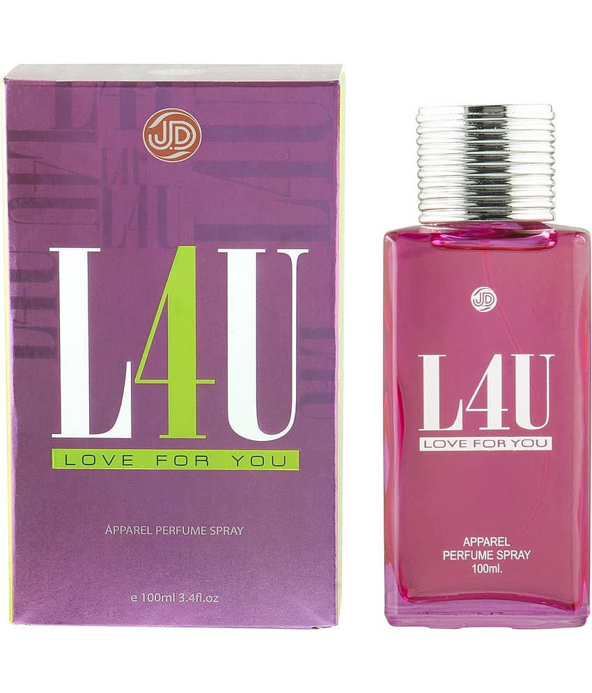JD INTERNATIONAL L 4 U Apparel Perfume For Men & Women Long Lasting Perfume 100 ml (Pack of 1)