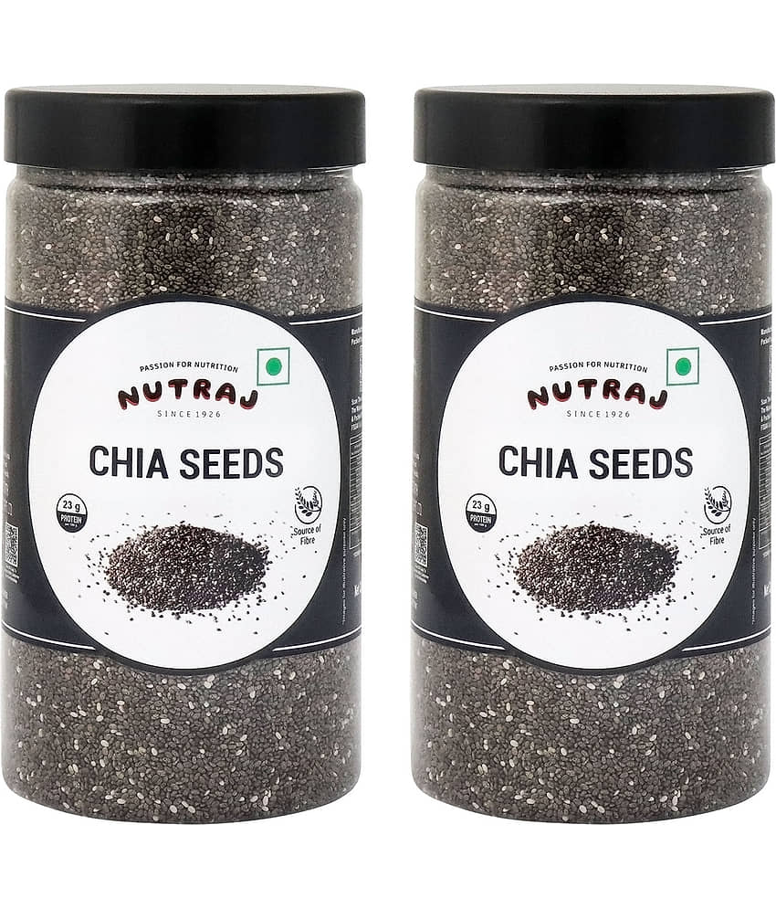 Nutraj Chia Seeds 1 Kg (500G X 2)