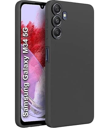 Case Vault Covers - Silicon Soft cases Compatible For Silicon Galaxy M34 ( Pack of 1 )