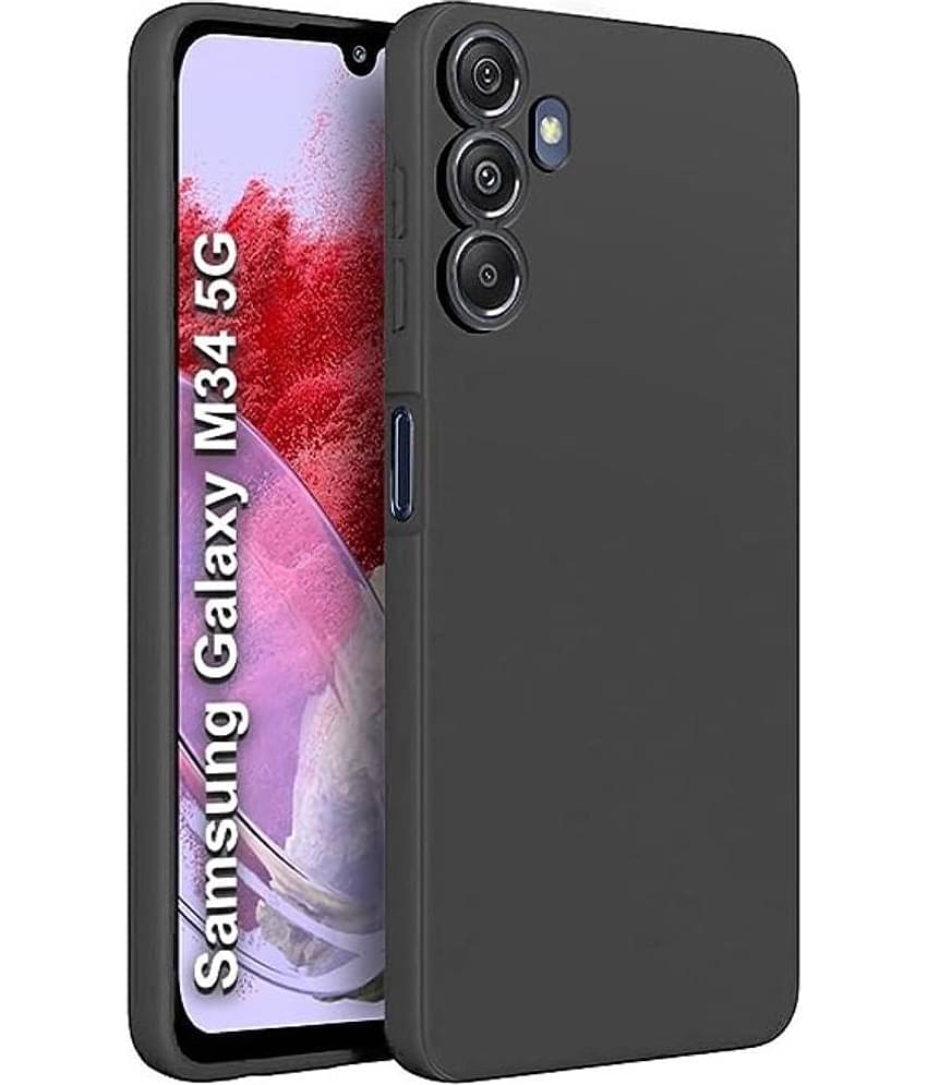 Case Vault Covers - Silicon Soft cases Compatible For Silicon Galaxy M34 ( Pack of 1 )