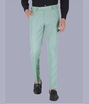 CLARE&CLARA Light Green Regular Formal Trouser ( Pack of 1 )