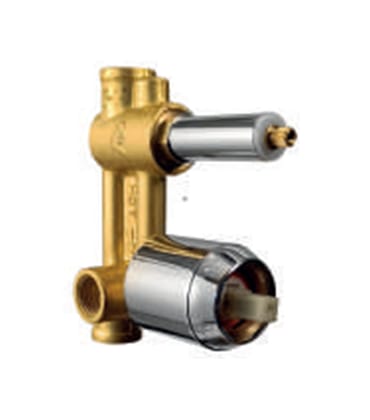 Dras Pro Black Exposed parts of Single Lever Concealed Divertor Mixer 4 Outlets