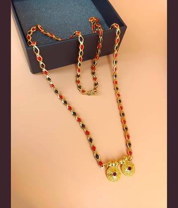 JIPPA Golden Mangalsutra ( Pack of 1 )