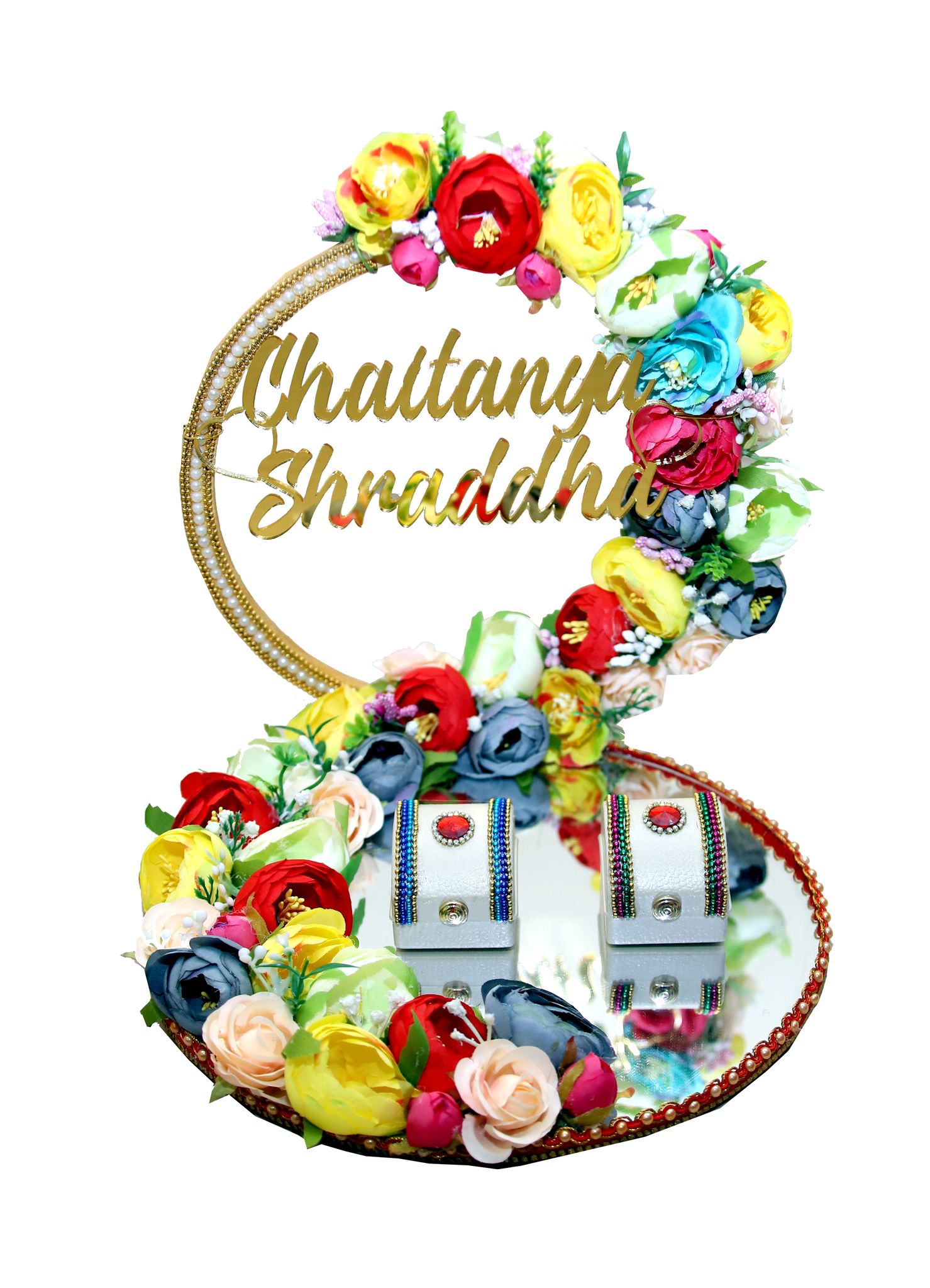 Ring Holder Flower Design