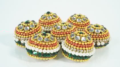 Saptapadi Supari (Decorated Wedding Betel Nuts) 1 Set Each