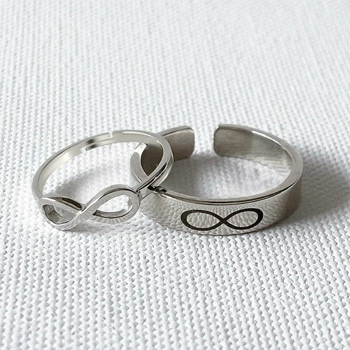 Silver Couple Ring Silver Ring For Couples on Anniversary