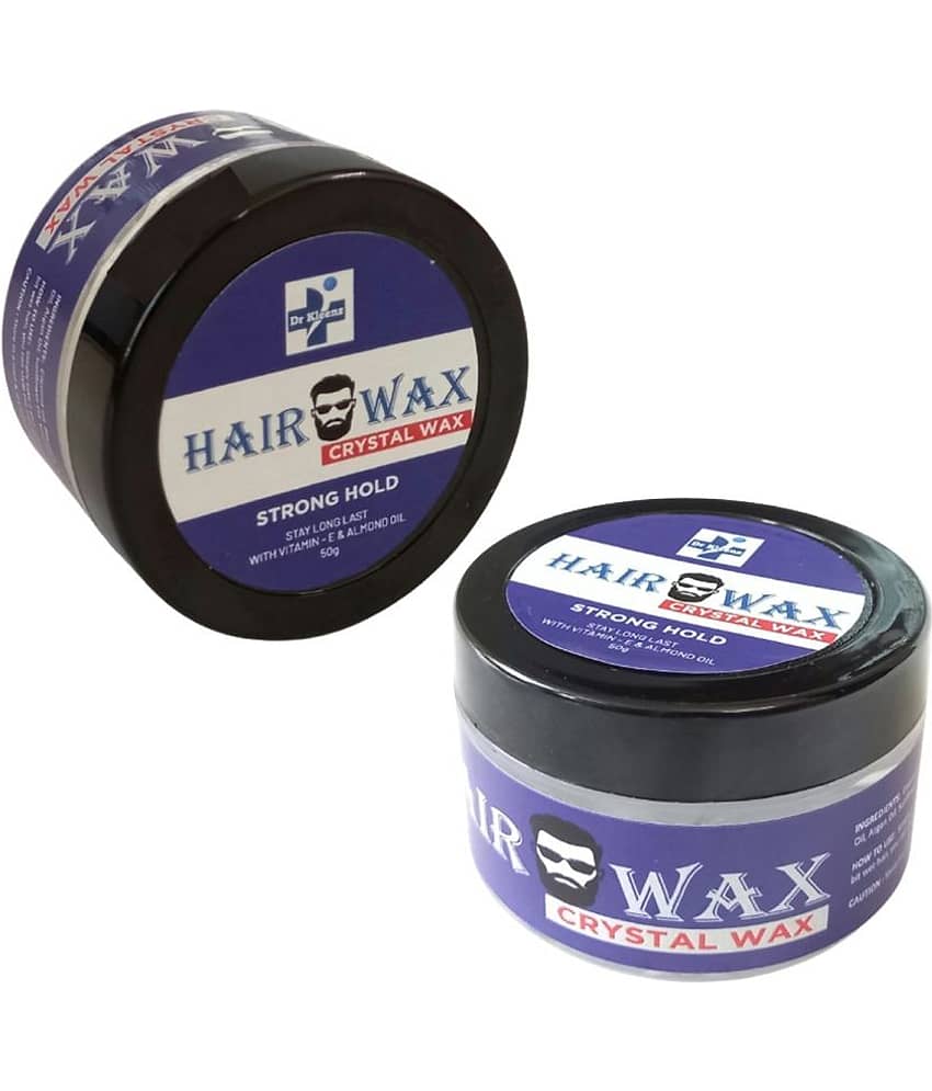 Dr Kleenz Crystal Hair Wax Strong Hold Wax 100 g Pack of 2