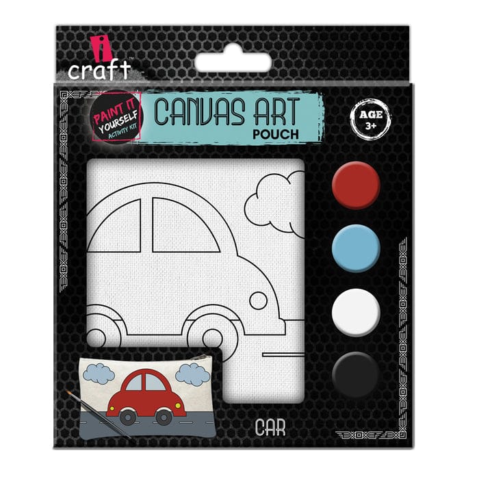 Icraft Diy Canvas Pouch (Choose Options)-Car