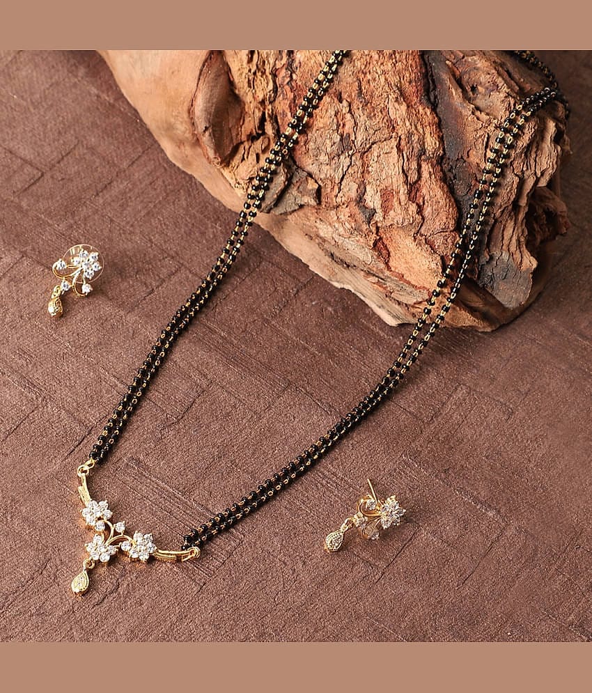 gilher - Golden Mangalsutra Set ( Pack of 1 )