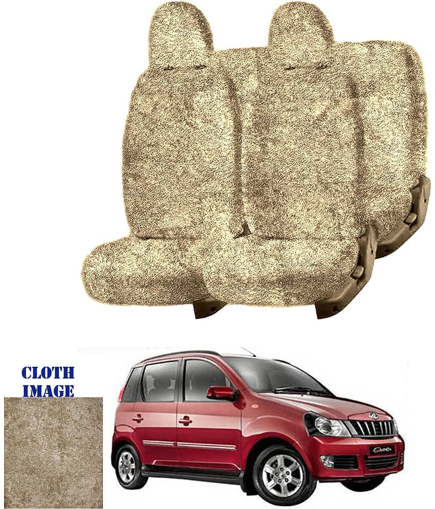 Mahindra Quanto Beige 8 Seater Car Seat Cover