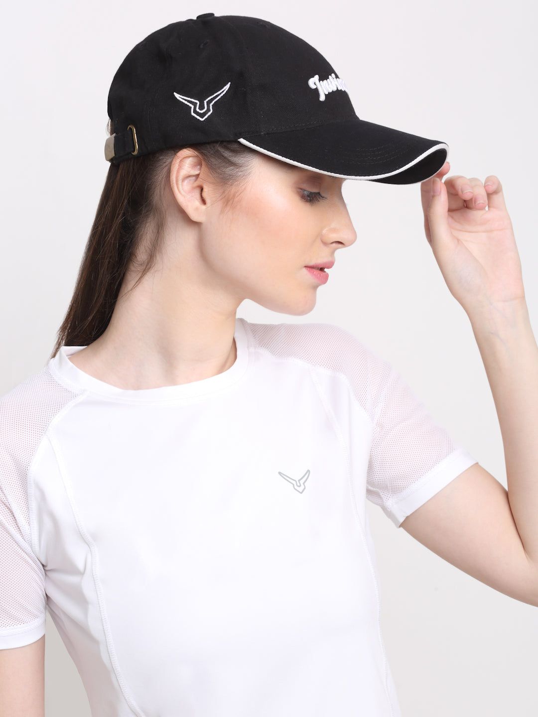 Invincible Unisex Baseball Caps-Black / Free Size