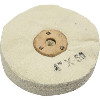 Scorpion 4 Inch Cloth Buffing Polishing Wheel Buffer Polish Grinder White Pad 4mm Arbor