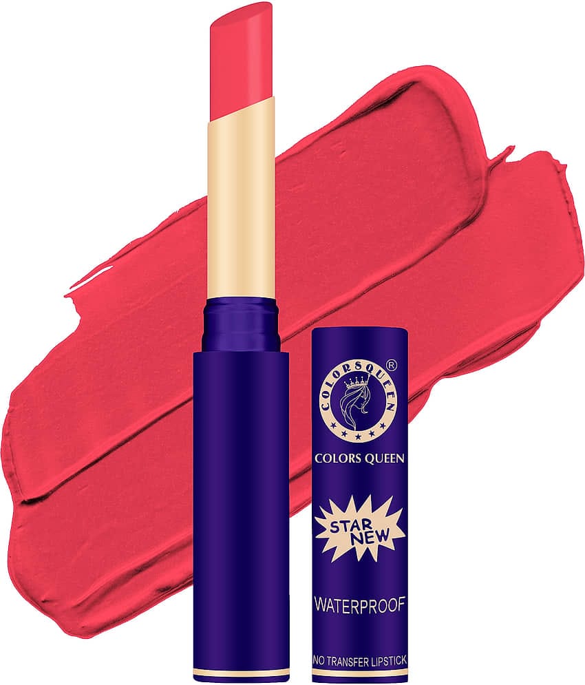 Colors Queen Pink Matte Waterproof Crayon Lipstick ( Pack of 1 )