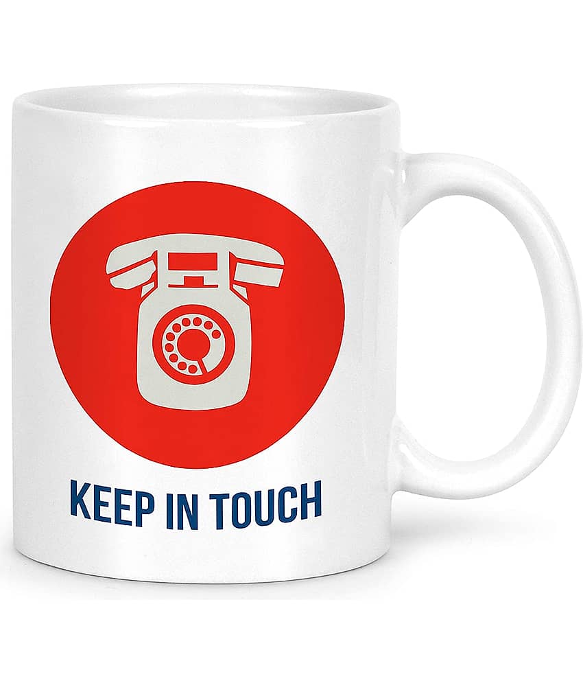 Idream Quote Printed Ceramic Coffee Mug 1 Pcs 330 mL