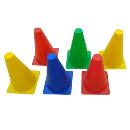 S.P Training Cones Soccer, Cricket,Track and Field, Sports (6-inch)