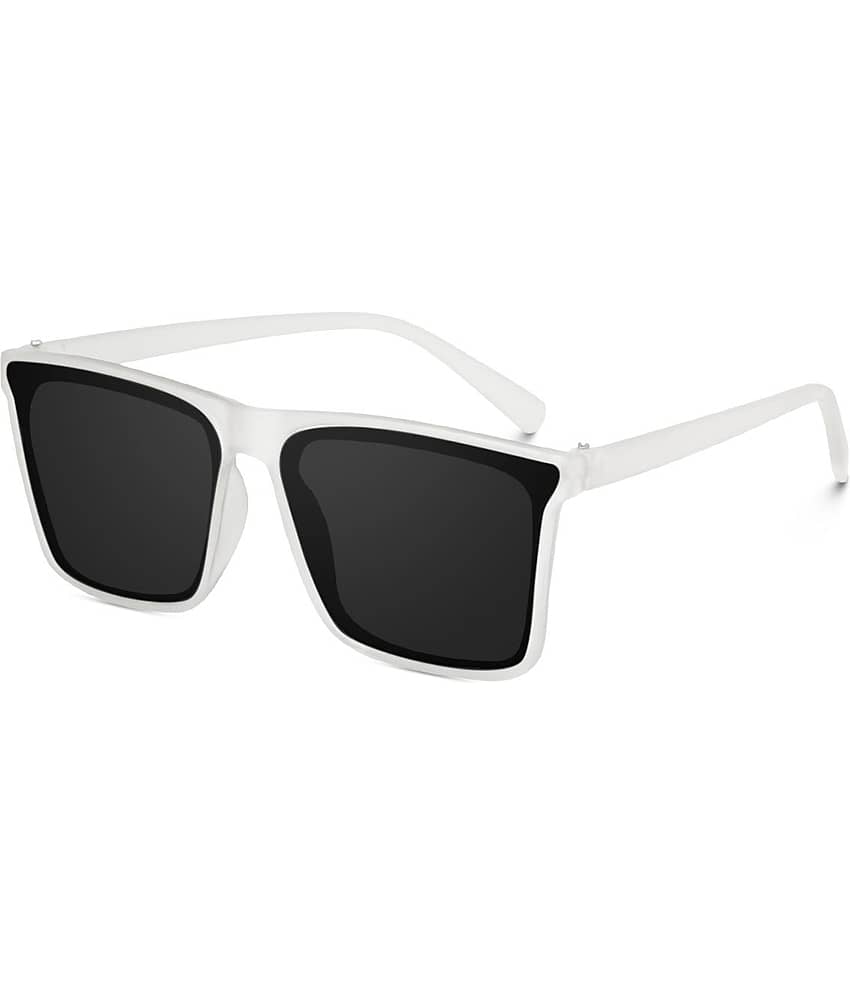 PIRASO White Square Sunglasses ( Pack of 1 )