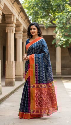 Ikkat Silk Diamond and geometric motifs Ikkat Silk Diamond and geometric motifs