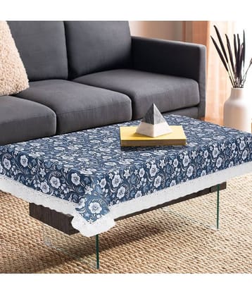 Printed PVC 4 Seater Rectangle Table Cover ( 150 x 92 ) cm Pack of 1 Beige