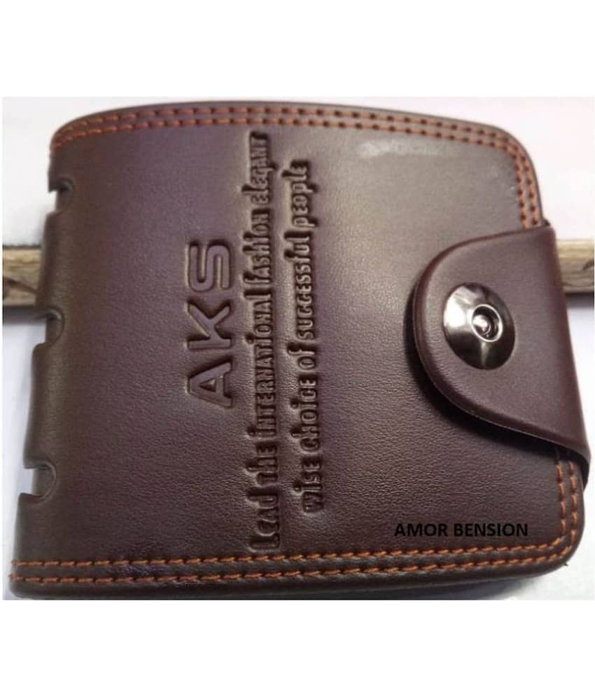 Amor Benison Faux Leather Brown Fashion Regular Wallet