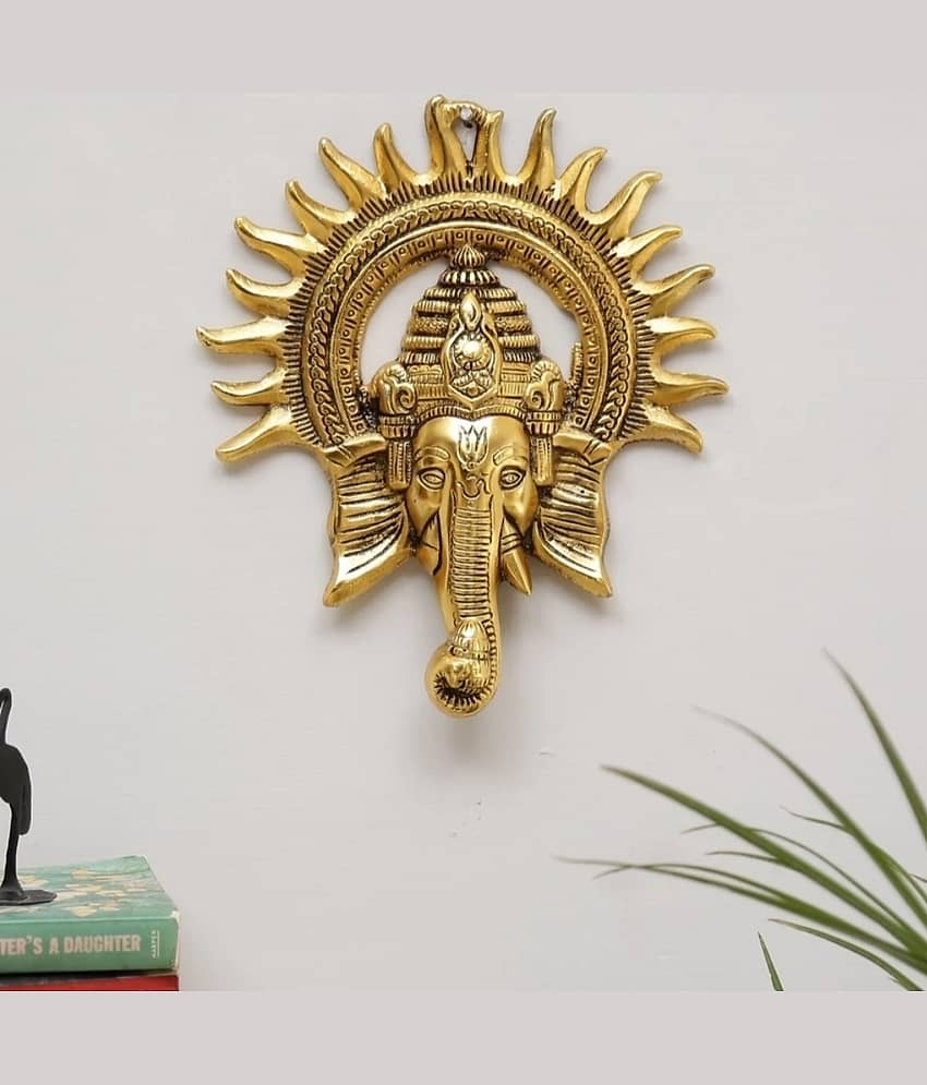 Basukiya Polyresin Lord Ganesha Idol ( 15 cm )