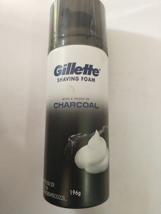 Gillette Shaving foam With a touch of Charcoal 