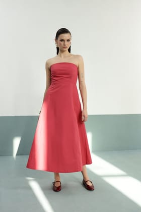 Lyla Dress: Hot Pink-XS