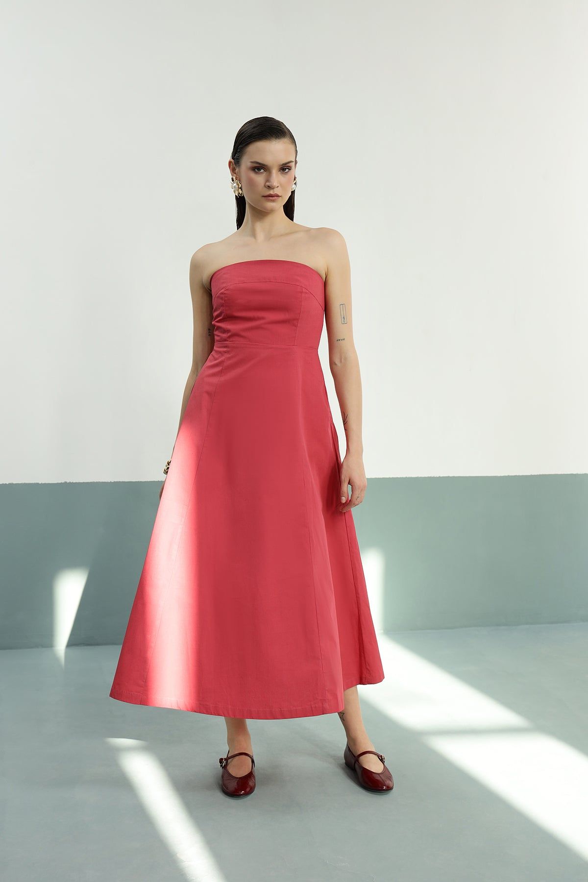 Lyla Dress: Hot Pink-XS
