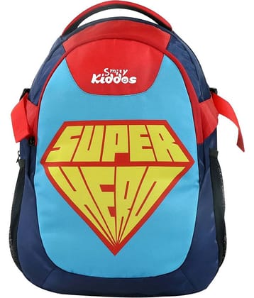 smilykiddos bag 20 Ltrs Blue Polyester College Bag
