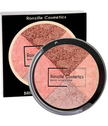 Ronzille Baked Blusher Shimmerr brickk highlighter -02
