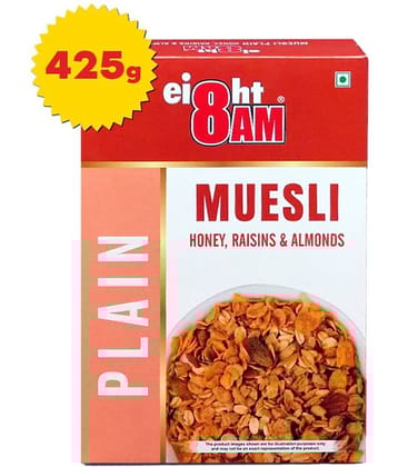 8AM Honey, Raisins & Almonds Muesli 425 gm