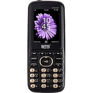 MTR DHOOM (Dual Sim, 2.4 Inch, 3000 mAh Battery, Black)