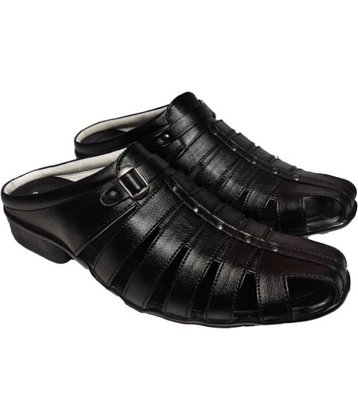 RAGE GAZE - Black  Men's Sandals